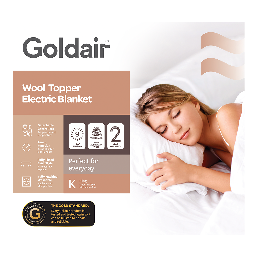 Goldair queen 2025 fitted electric blanket